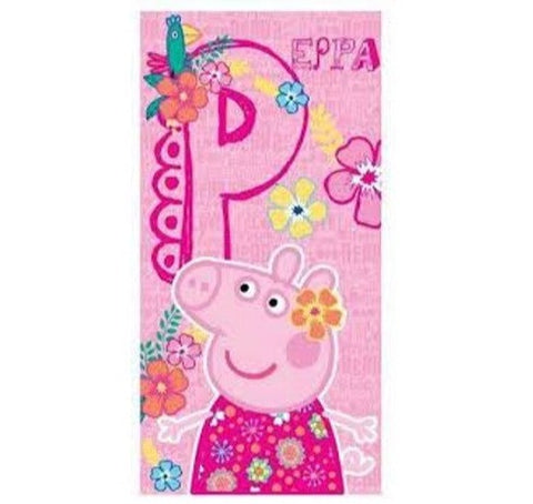 Peppa Pig Flowers Beach Towel 140x70cm