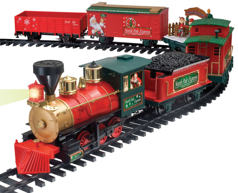 Eztec North Pole Express Christmas Train Toy Set 36 Pieces