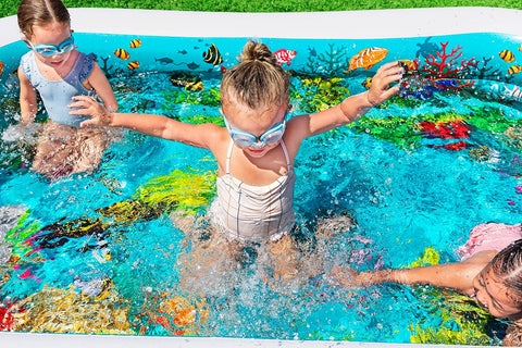 3D Undersea Adventure™ Family Pool 262x175x51cm