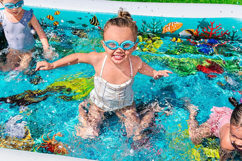 3D Undersea Adventure™ Family Pool 262x175x51cm