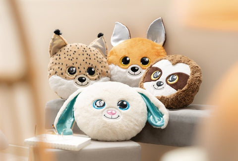 Nici Glubschis Figural Cushion Lynx Lenzo 32cm