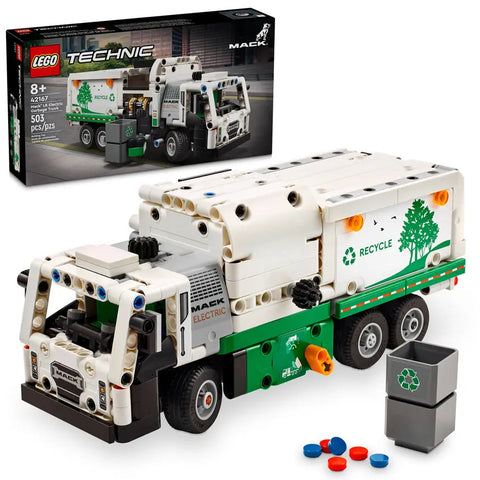 LEGO - Technic Mack LR Electric Garbage Truck 42167 503 Pieces