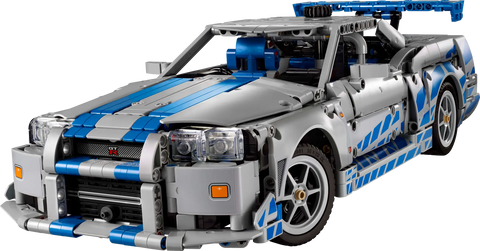 LEGO - Technic 2 Fast 2 Furious Nissan Skyline GT-R (R34) Car 42210 1410 Pieces