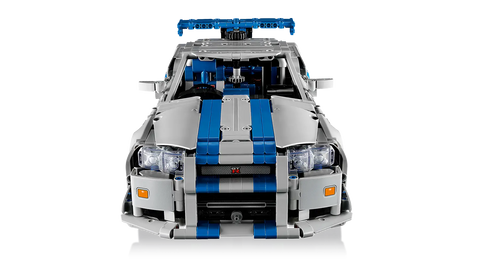LEGO - Technic 2 Fast 2 Furious Nissan Skyline GT-R (R34) Car 42210 1410 Pieces