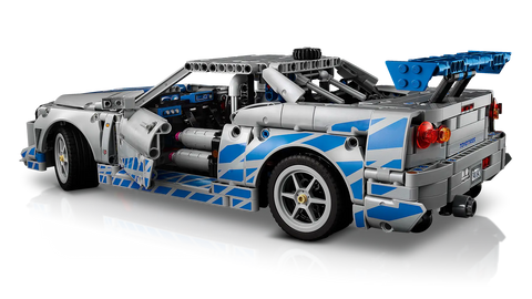LEGO - Technic 2 Fast 2 Furious Nissan Skyline GT-R (R34) Car 42210 1410 Pieces