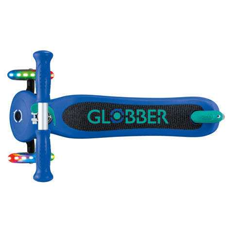 Globber Primo Lights 3-Wheel Scooter Navy Blue 3-7 Years