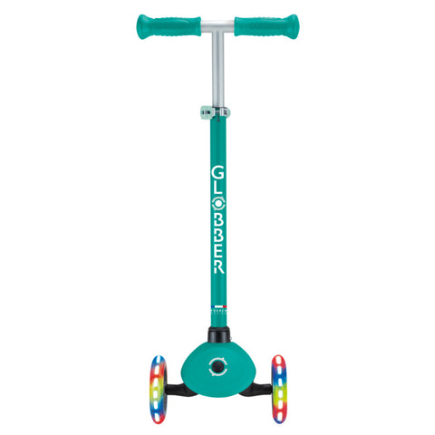 Globber Primo Lights 3-Wheel Scooter Emerald Green 3-7 Years