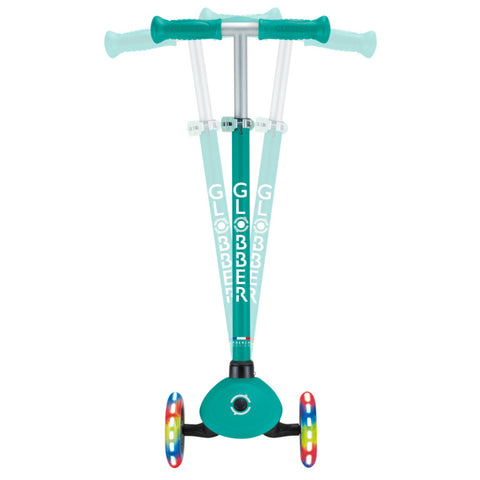 Globber Primo Lights 3-Wheel Scooter Emerald Green 3-7 Years