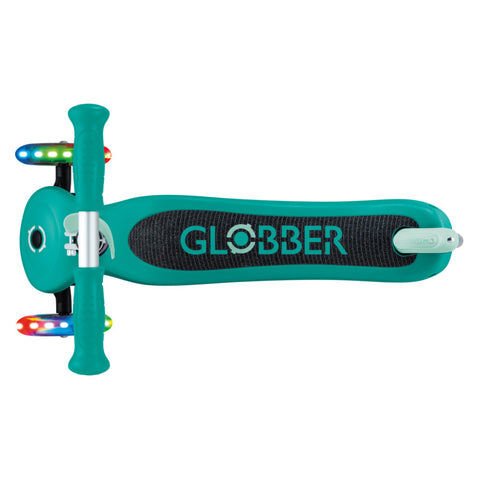 Globber Primo Lights 3-Wheel Scooter Emerald Green 3-7 Years