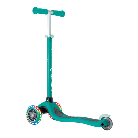 Globber Primo Lights 3-Wheel Scooter Emerald Green 3-7 Years