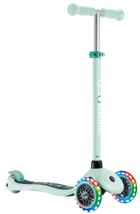 Globber Primo Lights 3-Wheel Scooter Mint 3-7 Years