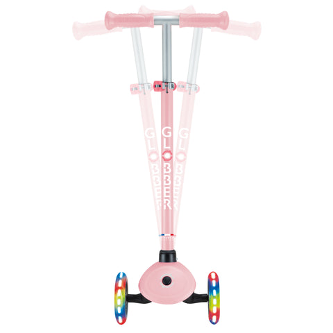 Globber Primo Lights 3-Wheel Scooter Pastel Pink 3-7 Years
