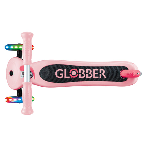 Globber Primo Lights 3-Wheel Scooter Pastel Pink 3-7 Years