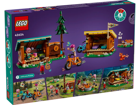 LEGO - Friends Adventure Camp Cozy Cabins 337 Pieces