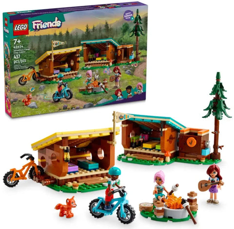 LEGO - Friends Adventure Camp Cozy Cabins 337 Pieces