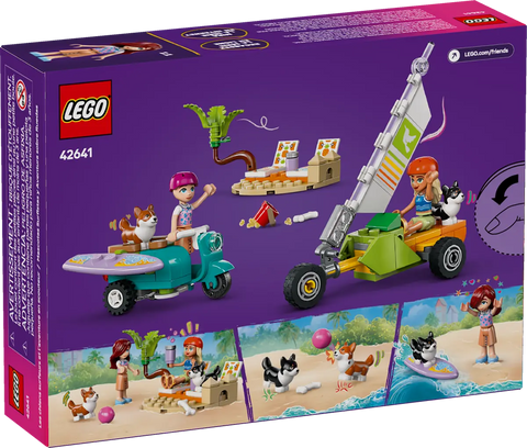 LEGO - Friends Surfing Dogs and Scooter Adventure 42641 113 Pieces