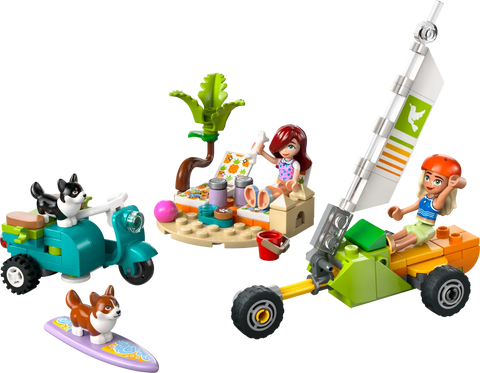 LEGO - Friends Surfing Dogs and Scooter Adventure 42641 113 Pieces