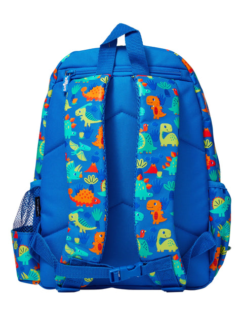 Smiggle Blue Dino Junior Character Hoodie Backpack 36cm