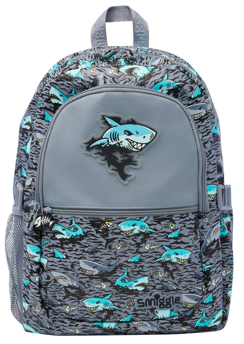 Smiggle Shark Wild Side Classic Attach Backpack 42cm