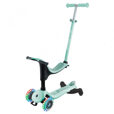 Globber GO UP Sporty Lights Pastel Green Scooter 1-7 Years
