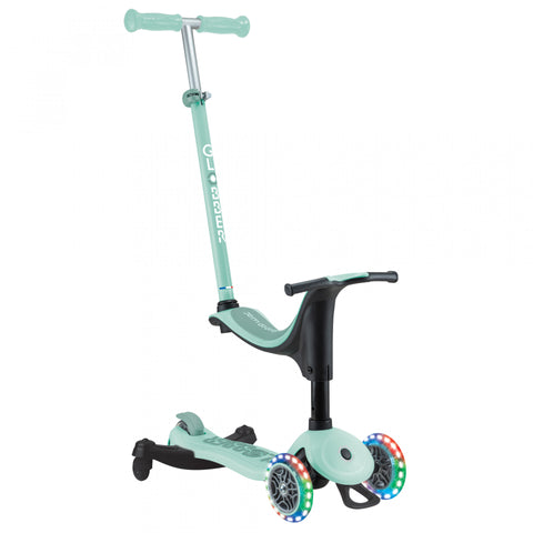 Globber GO UP Sporty Lights Pastel Green Scooter 1-7 Years