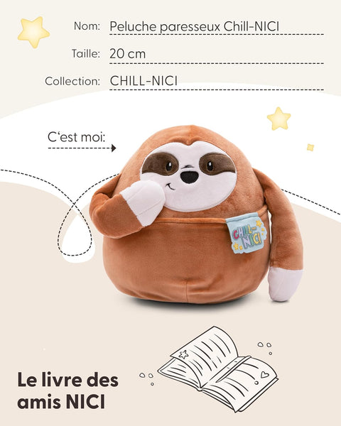 Nici Soft Toy Chill-NICI Sloth 20cm