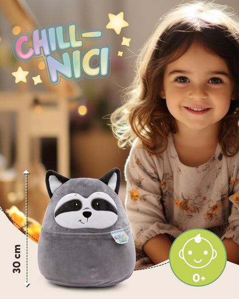 Nici Soft Toy Chill-NICI Raccoon 30cm