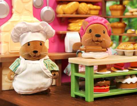 Li'l Woodzeez Bakery Playset