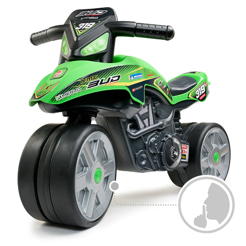 Falk Bud Racing Balance Bike With Silent Wheels