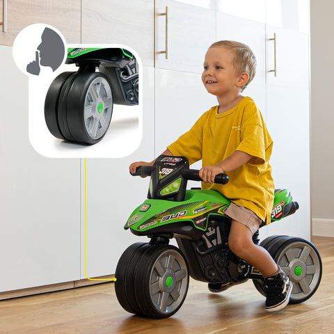 Falk Bud Racing Balance Bike With Silent Wheels