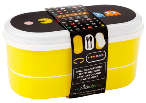 Puckator Pac-Man Lunch Box With Cutlery