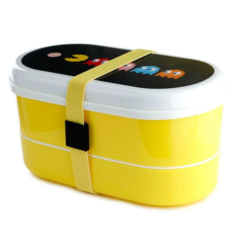 Puckator Pac-Man Lunch Box With Cutlery