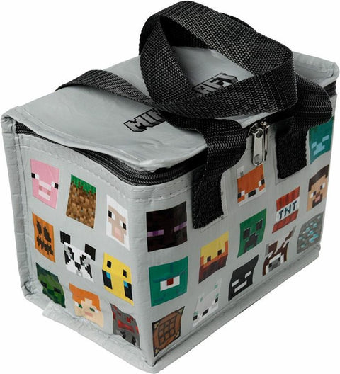 Puckator Minecraft Grey Lunch Bag 21cm