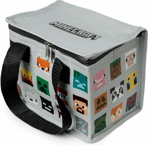 Puckator Minecraft Grey Lunch Bag 21cm