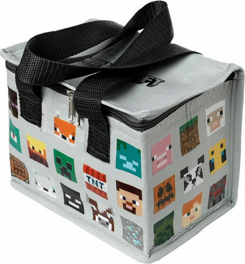 Puckator Minecraft Grey Lunch Bag 21cm