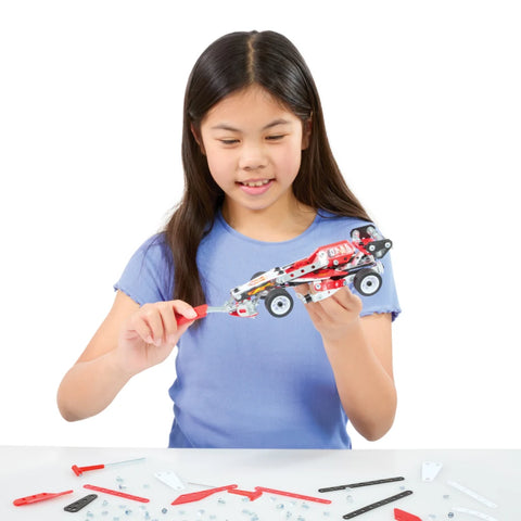 Meccano Masters 10-in-1 Racing Vehicles 25206 225 Pieces