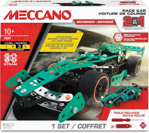Meccano Masters 2-in-1 Race Car 25201 353 Pieces