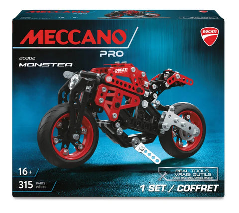 Meccano Pro Ducati Monster 26302 315 Pieces