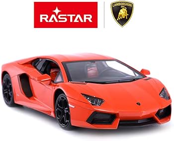 Rastar 1:14 Lamborghini Aventador LP700 Orange With Steering Wheel Controller R/C