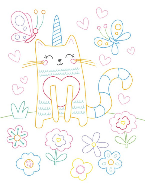 Mes Coloriages Tout Doux, Licornes et Ses Amis