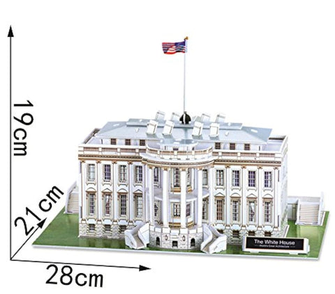 Magic Puzzle The White House 3D Puzzle 64 Pieces