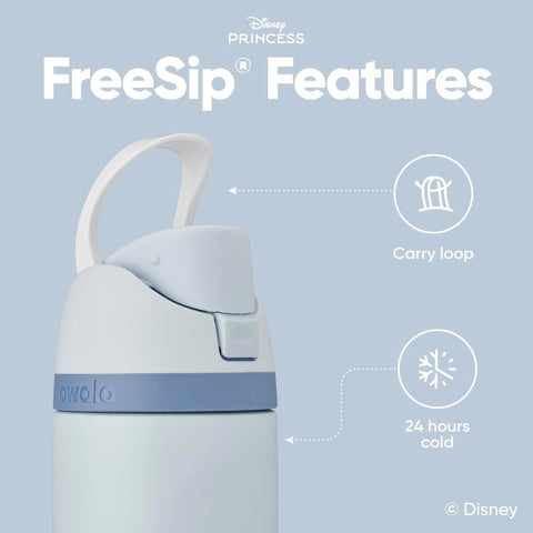 Owala FreeSip Insulated Water Bottle 24oz Sea Salt