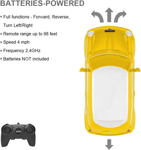 Rastar 1:14 Mini Cooper S Yellow R/C