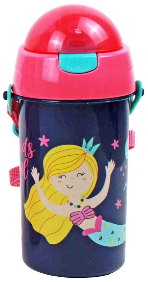 Must Mermaid Aluminium Water Bottle 500ml With Lace