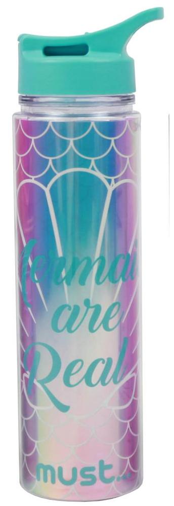 Must Neon Mermaids Are Real Water Bottle 500ml