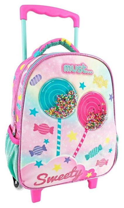 Must Sweety 2 Compartments Trolley Backpack 31cm