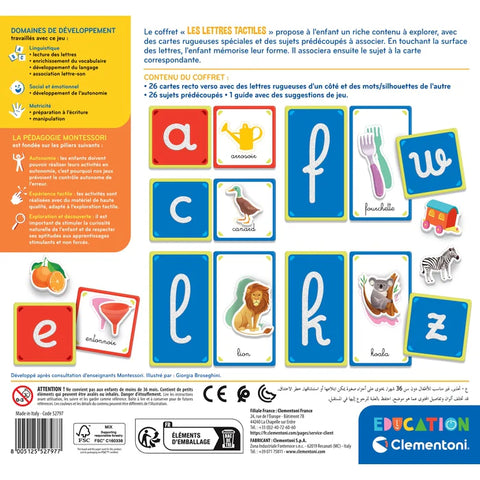 Clementoni Education, Les Lettres Tactiles