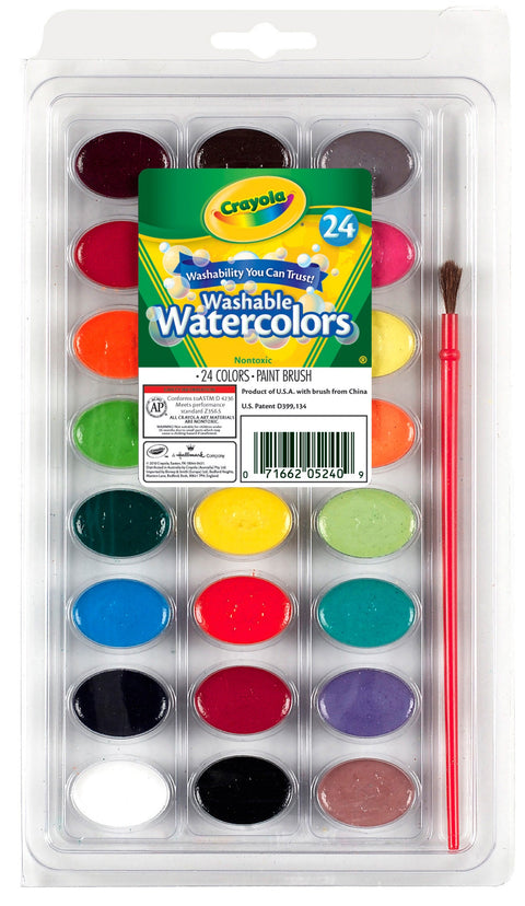 Crayola 24 Washable Watercolors