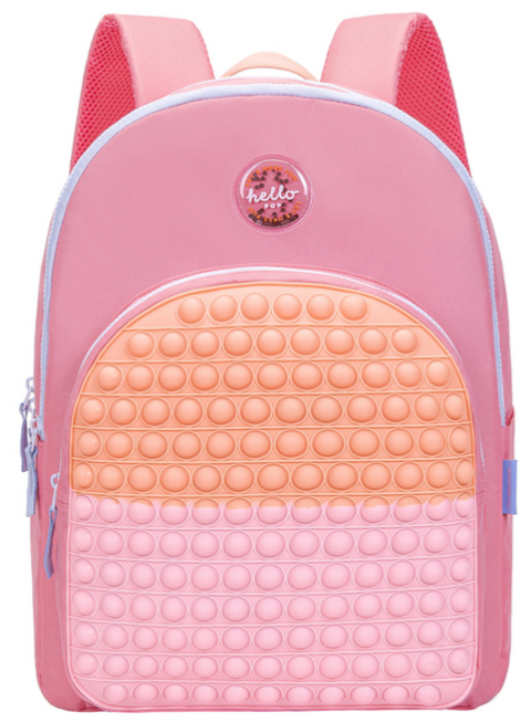 Hello Pop Pink 1 Compartment Backpack 42cm