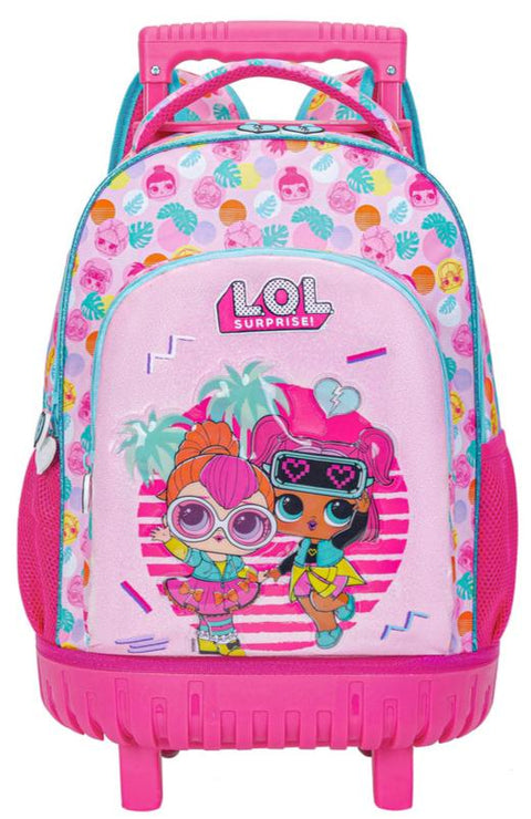 LOL Surprise Fierce Queens 1 Compartment Trolley Backpack 40cm